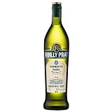 Noilly Prat Original Dry Vermouth, französischer Aperitif mit 20 Kräutern und Gewürzen, darunter Kamille, Koriander, Bitterorangen und Holunderblüten, 18% vol., 1L / 100cl